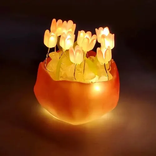Tulipánes luminosas