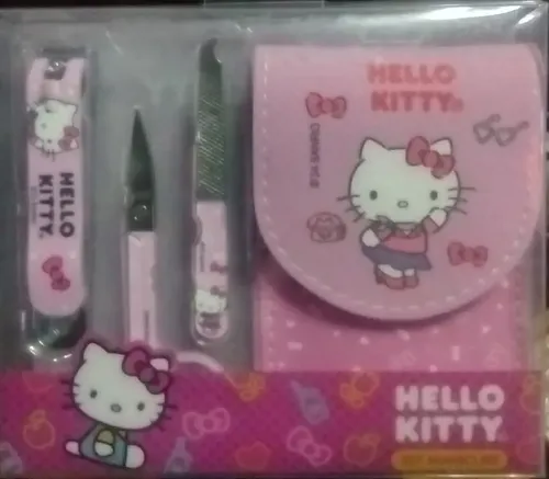 Kit manicure hello Kitty