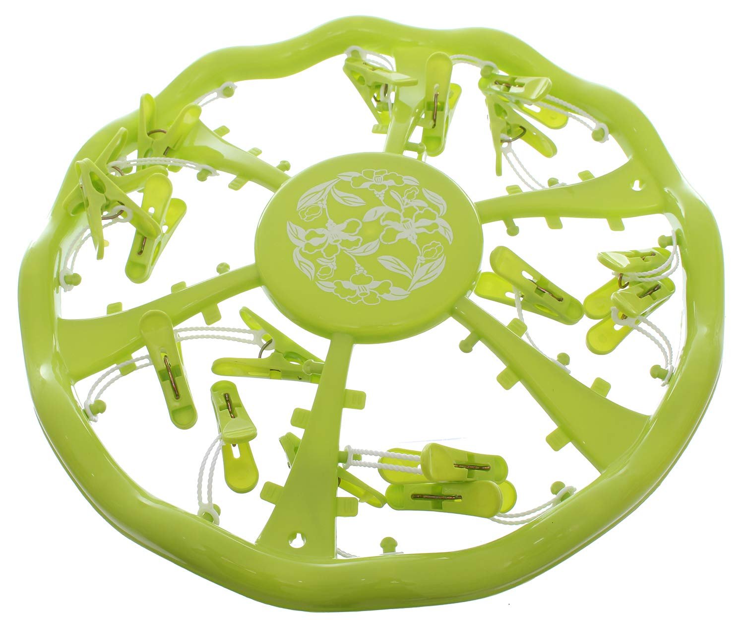Gancho de ropa volcable circular