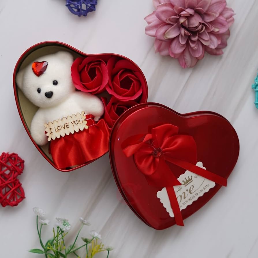 Cofre de corazón de oso